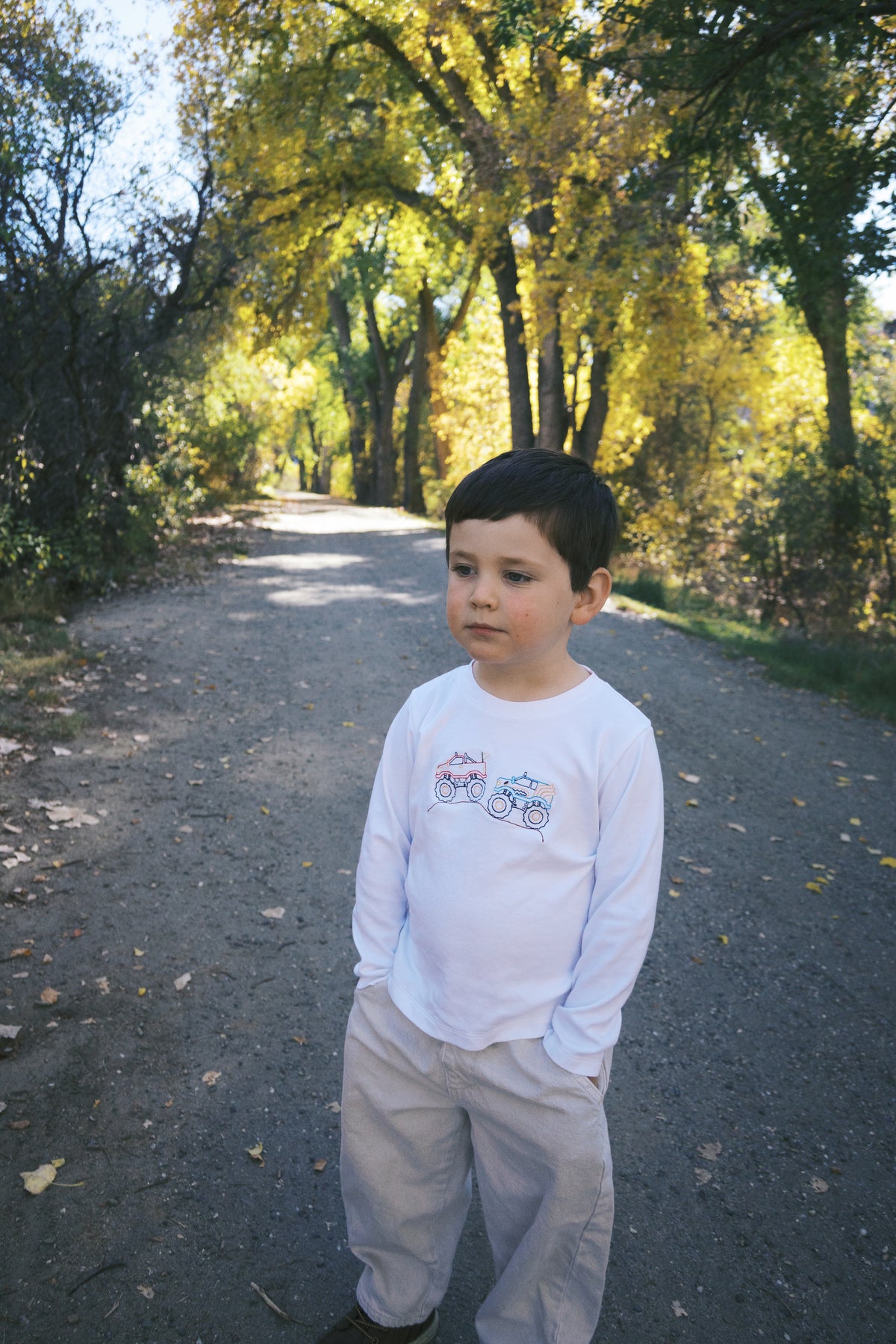 Henry Monster Truck Embroidered Tee