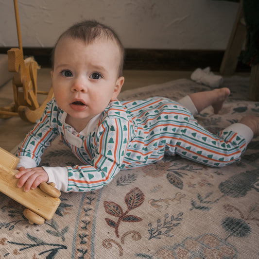 Frankie Footie - Winter Stripes