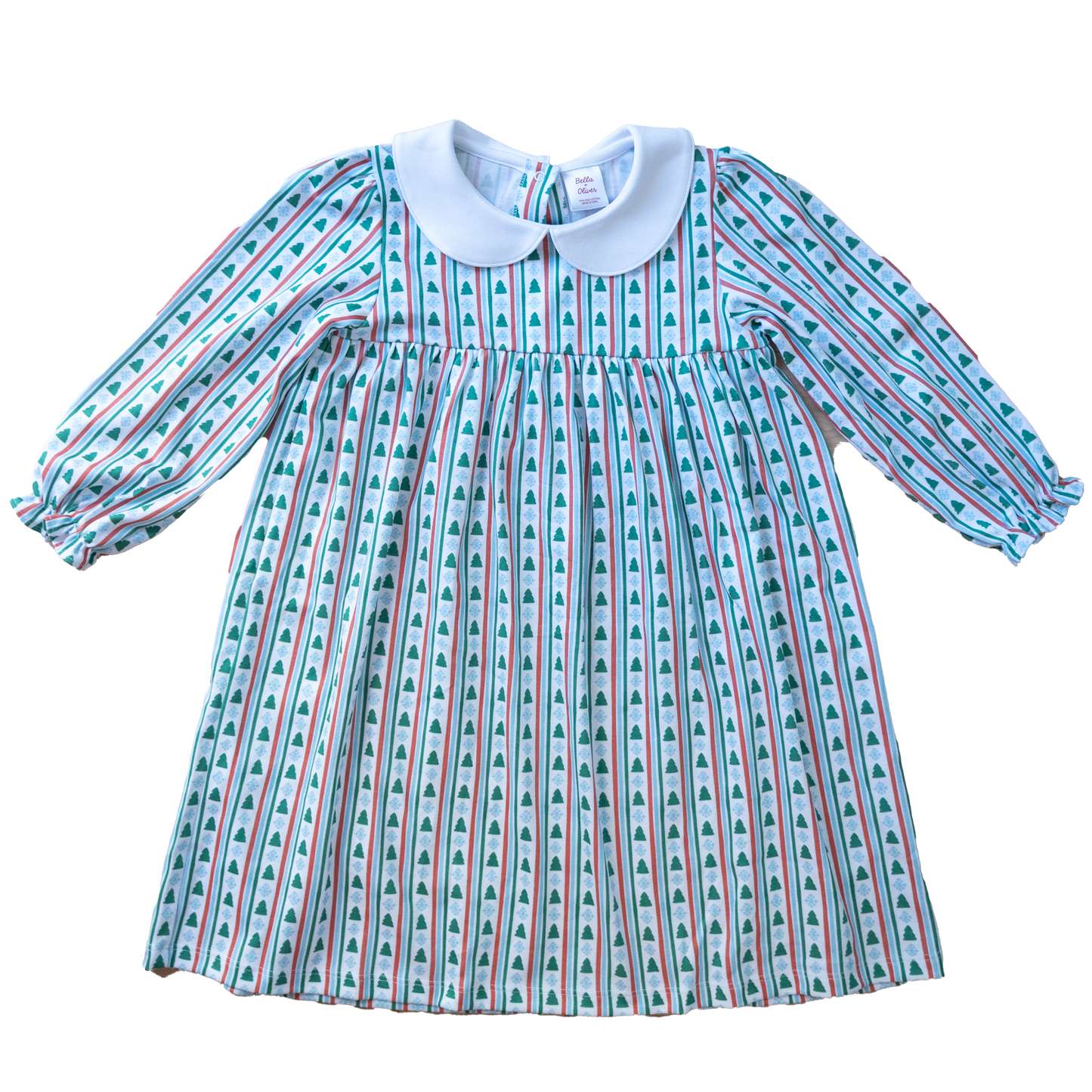 Bella Dress - Winter Stripes