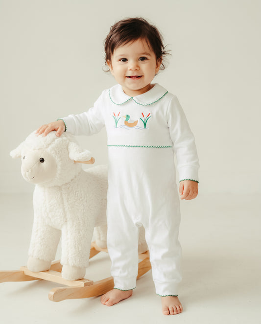 Teddy Playsuit - Ducks