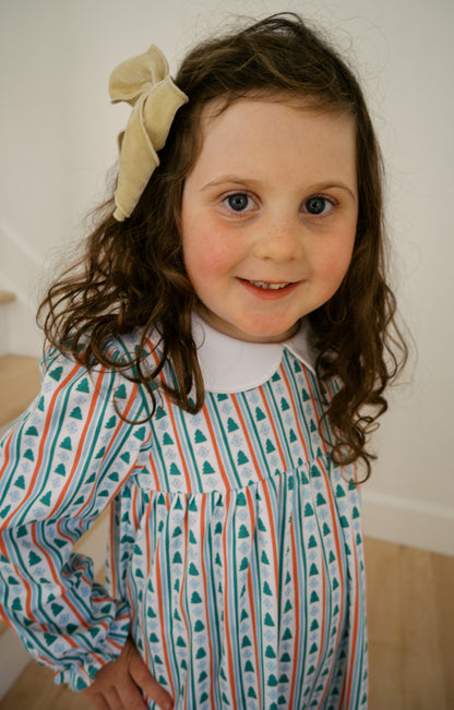 Bella Dress - Winter Stripes