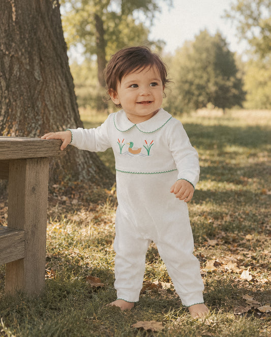 Teddy Playsuit - Ducks