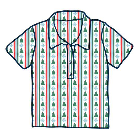 *Preorder* Ollie Polo - Winter Stripes